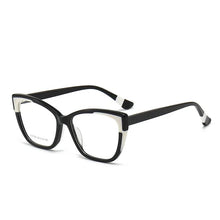 Load image into Gallery viewer, 56940 Retro Acetate Spectacle Frame Lady   Spring Hinge Prescription Spectacles Frame Universal Square Glasses Frame