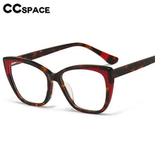 Load image into Gallery viewer, 56940 Retro Acetate Spectacle Frame Lady   Spring Hinge Prescription Spectacles Frame Universal Square Glasses Frame