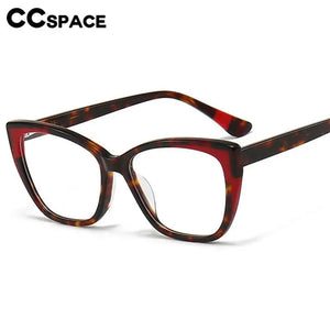 56940 Retro Acetate Spectacle Frame Lady   Spring Hinge Prescription Spectacles Frame Universal Square Glasses Frame