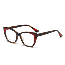 Load image into Gallery viewer, 56940 Retro Acetate Spectacle Frame Lady   Spring Hinge Prescription Spectacles Frame Universal Square Glasses Frame