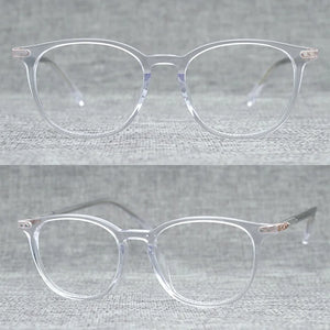 Acetate Square Glasses Frame Women Men 2020 Vintage Transparent Clear Eye Glasses Optical Prescription Eyeglasses Frames Eyewear