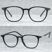 Load image into Gallery viewer, Acetate Square Glasses Frame Women Men 2020 Vintage Transparent Clear Eye Glasses Optical Prescription Eyeglasses Frames Eyewear