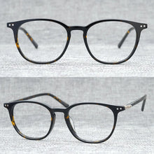 Load image into Gallery viewer, Acetate Square Glasses Frame Women Men 2020 Vintage Transparent Clear Eye Glasses Optical Prescription Eyeglasses Frames Eyewear