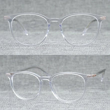 Load image into Gallery viewer, Acetate Square Glasses Frame Women Men 2020 Vintage Transparent Clear Eye Glasses Optical Prescription Eyeglasses Frames Eyewear