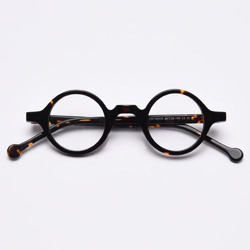 Acetate Transparent Clear Glasses Frame Women Men Vintage Round Eye Glasses Optical Myopia Eyeglasses Frames Eyewear Spectacles