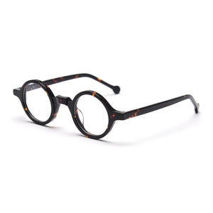 Acetate Transparent Clear Glasses Frame Women Men Vintage Round Eye Glasses Optical Myopia Eyeglasses Frames Eyewear Spectacles