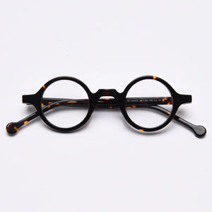 Acetate Transparent Clear Glasses Frame Women Men Vintage Round Eye Glasses Optical Myopia Eyeglasses Frames Eyewear Spectacles