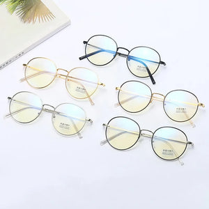 Anti-Blue Light Glasses for Women Men Classic Metal Frame Eyewear Office Computer Goggles Blue Rays Blocking Glasses