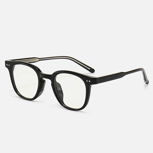 Anti Blue Light TR90 Circular Insert Frames Men Women Optical Prescription Glasses Photochromic  Computer Eyeglasses