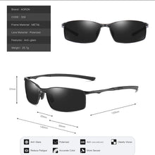 Load image into Gallery viewer, Aoron Polarized Sunglasses Mens/Women Driving Mirror Sun Glasses Metal Frame Goggles UV400 Anti-Glare Sunglasses