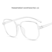 Carica l&#39;immagine nel visualizzatore di Gallery, Big Frame Square Anti-blue Light Glasses Frame Oversized Optical Glasses Computer Eyewear Frame For Women&amp;Men Square Eyeglasses