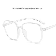 Carica l&#39;immagine nel visualizzatore di Gallery, Big Frame Square Anti-blue Light Glasses Frame Oversized Optical Glasses Computer Eyewear Frame For Women&amp;Men Square Eyeglasses