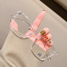 Carica l&#39;immagine nel visualizzatore di Gallery, Blue Light Blocking Frame Glassess Men Women Square Shape Style Women&#39;s Glasses Frame Rivets Decoration Eye Glasses