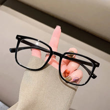 Carica l&#39;immagine nel visualizzatore di Gallery, Blue Light Blocking Frame Glassess Men Women Square Shape Style Women&#39;s Glasses Frame Rivets Decoration Eye Glasses