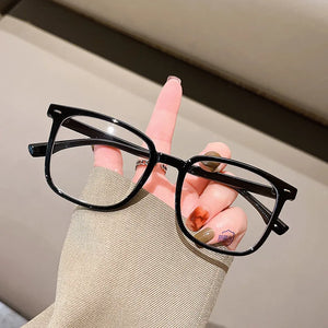 Blue Light Blocking Frame Glassess Men Women Square Shape Style Women's Glasses Frame Rivets Decoration Eye Glasses