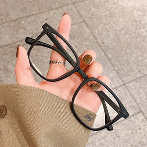 Blue Light Blocking Frame Glassess Men Women Square Shape Style Women's Glasses Frame Rivets Decoration Eye Glasses