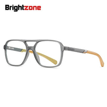 Carica l&#39;immagine nel visualizzatore di Gallery, Brightzone Anti Blue Light Computer Glasses Anti Eye Eyestrain Clear Lens TR90 Metal Frame for Men Women light Blocking Eyewear