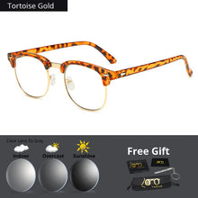 Load image into Gallery viewer, Chameleon Glasses For Myopia Anti Blue Ray Glare for Men Women Shortsighted Square Optical Spectacles Frames Prescription Frame