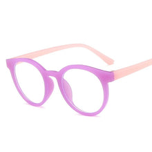 Load image into Gallery viewer, DYTYMJ Kid Glasses Frame Round Eye Glasses Anti-blue Light Glasses for Kids Student Eyeglasses Child Goggle Cute Pink Espejuelos