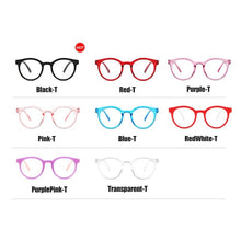 Load image into Gallery viewer, DYTYMJ Kid Glasses Frame Round Eye Glasses Anti-blue Light Glasses for Kids Student Eyeglasses Child Goggle Cute Pink Espejuelos