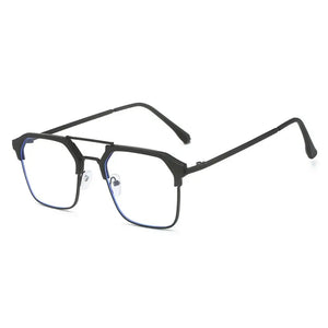 Eye Protection Anti-Blue Light Glasses Portable Blue Ray Blocking Metal Computer Goggles Ultralight Frame Eyewear Men Women