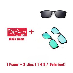 Eyeglasses Brand designer Polarized Magnet Clip glasses frame men women Myopia Prescription Glasses Optical sunglasses Eyewear