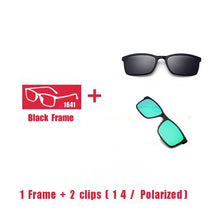 Carica l&#39;immagine nel visualizzatore di Gallery, Eyeglasses Brand designer Polarized Magnet Clip glasses frame men women Myopia Prescription Glasses Optical sunglasses Eyewear