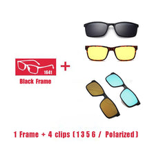 Carica l&#39;immagine nel visualizzatore di Gallery, Eyeglasses Brand designer Polarized Magnet Clip glasses frame men women Myopia Prescription Glasses Optical sunglasses Eyewear