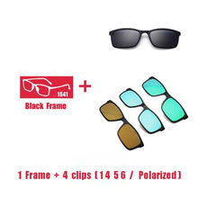 Carica l&#39;immagine nel visualizzatore di Gallery, Eyeglasses Brand designer Polarized Magnet Clip glasses frame men women Myopia Prescription Glasses Optical sunglasses Eyewear