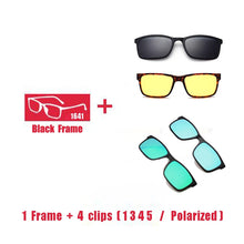 Carica l&#39;immagine nel visualizzatore di Gallery, Eyeglasses Brand designer Polarized Magnet Clip glasses frame men women Myopia Prescription Glasses Optical sunglasses Eyewear