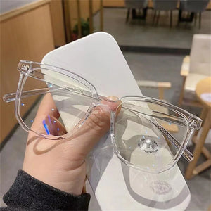 Anti Blue Light Transparent Computer Glasses Frame Women Men Round Eyewear Glasses Optical Spectacle Eyeglass Glasses