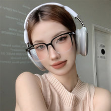 Carica l&#39;immagine nel visualizzatore di Gallery, Anti Blue Light Transparent Computer Glasses Frame Women Men Round Eyewear Glasses Optical Spectacle Eyeglass Glasses