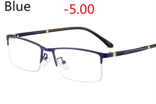 Load image into Gallery viewer, Business Myopia  Titanium Frame HD Resin Finished Myopia Glasses Men Women Optical Shortsighted Eyeglasses-1.00 To -5.00