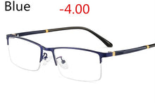 Load image into Gallery viewer, Business Myopia  Titanium Frame HD Resin Finished Myopia Glasses Men Women Optical Shortsighted Eyeglasses-1.00 To -5.00