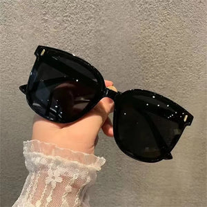 Style Oval Sunglasses Women Vintage Retro Round Frame White Mens Sun Glasses Female Black Hip Hop Clear Eyeglasses UV400