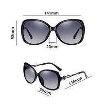 Carica l&#39;immagine nel visualizzatore di Gallery, Women Polarized Sunglasses Big Frame Sun Glasses Polaryzacyjne Luxury Female Sunglass for Driving Shadows Anti UV400