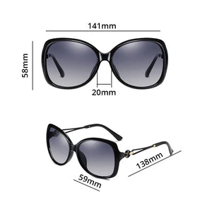 Women Polarized Sunglasses Big Frame Sun Glasses Polaryzacyjne Luxury Female Sunglass for Driving Shadows Anti UV400