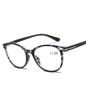 Floral Cat's Eye Reading Glasses with Diopters Women's Spectacles Degree Eyeglasse Frame for Sight +1.0 +1.5 2.0 2.5 3.0 3.5 4.0