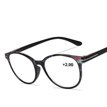 Load image into Gallery viewer, Floral Cat&#39;s Eye Reading Glasses with Diopters Women&#39;s Spectacles Degree Eyeglasse Frame for Sight +1.0 +1.5 2.0 2.5 3.0 3.5 4.0