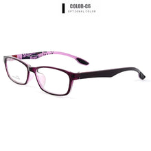 Carica l&#39;immagine nel visualizzatore di Gallery, Gmei Optical Donna Rettangolare Urltra-Light TR90 Montatura per occhiali da vista con montatura completa Montature per occhiali miopia da uomo 5 colori M5055