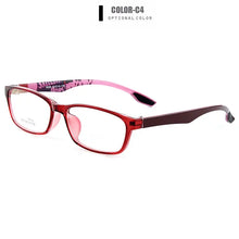 Carica l&#39;immagine nel visualizzatore di Gallery, Gmei Optical Donna Rettangolare Urltra-Light TR90 Montatura per occhiali da vista con montatura completa Montature per occhiali miopia da uomo 5 colori M5055