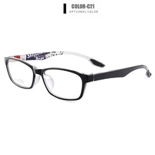 Carica l&#39;immagine nel visualizzatore di Gallery, Gmei Optical Donna Rettangolare Urltra-Light TR90 Montatura per occhiali da vista con montatura completa Montature per occhiali miopia da uomo 5 colori M5055