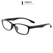 Carica l&#39;immagine nel visualizzatore di Gallery, Gmei Optical Donna Rettangolare Urltra-Light TR90 Montatura per occhiali da vista con montatura completa Montature per occhiali miopia da uomo 5 colori M5055