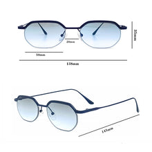 Carica l&#39;immagine nel visualizzatore di Gallery, HBK New Retro Small Frame Sunglasses Men Polygonal Lenses Sun Glasses Women Activities Travel Party Eyewear Women Summer Style