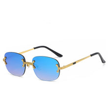 Load image into Gallery viewer, HBK Rimless Wholesale Sunglasses Women Retro Square Frameless Sun Glasses Male In Bulk Vendor Sun Glasses For Men Fashion