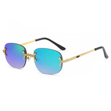 Load image into Gallery viewer, HBK Rimless Wholesale Sunglasses Women Retro Square Frameless Sun Glasses Male In Bulk Vendor Sun Glasses For Men Fashion