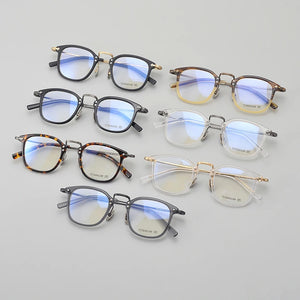 Japanese Brand Square Acetate Glasses Frame Men Myopia Perscription Eyeglasses Frames Eyewear Women Optical Reading Spectacles