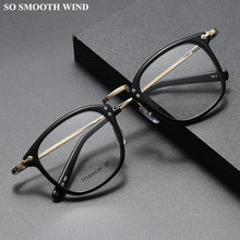 Load image into Gallery viewer, Japanese Brand Square Acetate Glasses Frame Men Myopia Perscription Eyeglasses Frames Eyewear Women Optical Reading Spectacles