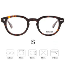 Load image into Gallery viewer, MOSCOT Ultra-light  High-end Brand Acetate Eyewear Women Retro Round Optical Prescription Eyeglasses Frame Men Y1915