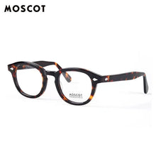 Carica l&#39;immagine nel visualizzatore di Gallery, MOSCOT Ultra-light  High-end Brand Acetate Eyewear Women Retro Round Optical Prescription Eyeglasses Frame Men Y1915